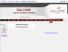 Tablet Screenshot of dalcame.com